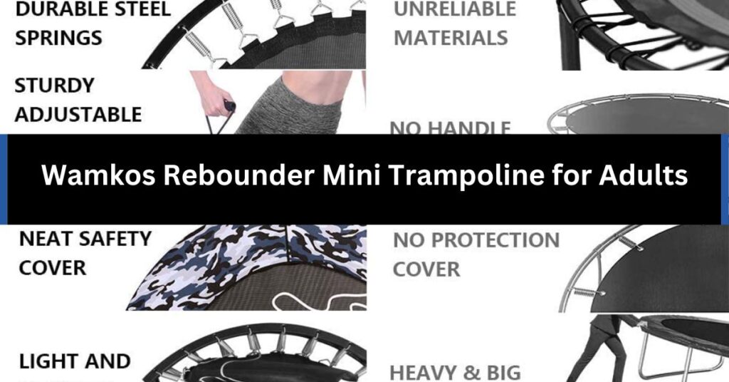 Wamkos Rebounder Mini Trampoline for Adults