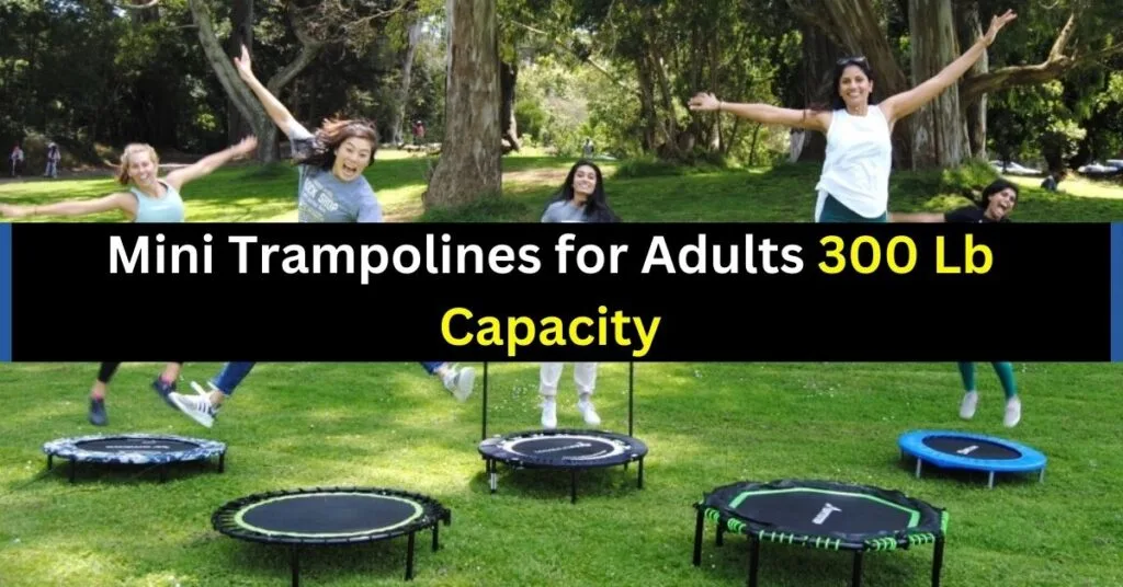 Mini Trampoline for Adults 300 Lb Capacity.